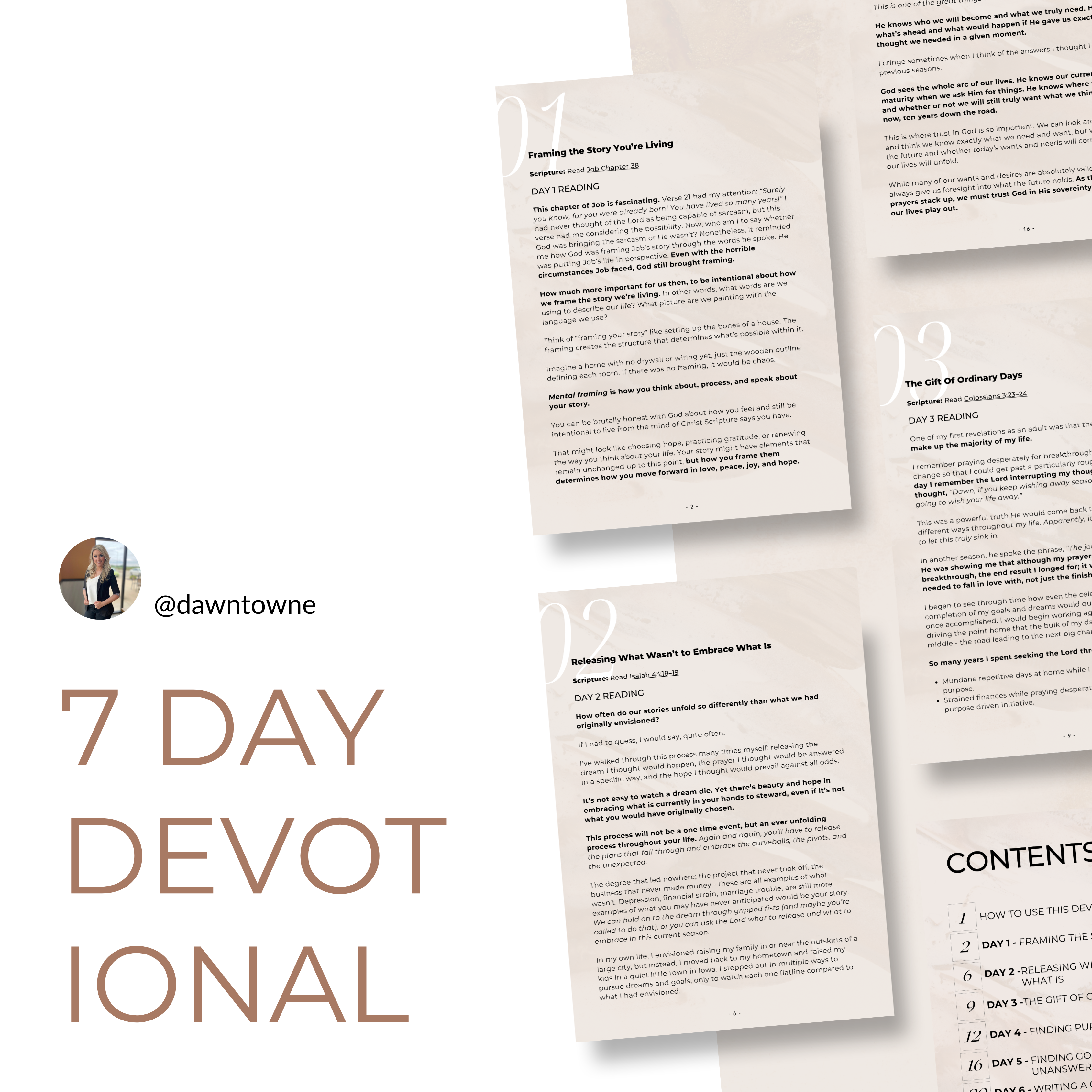 7 Day Devotional | Enjoying Your Own Story – Learning to Love the Life You’re Living